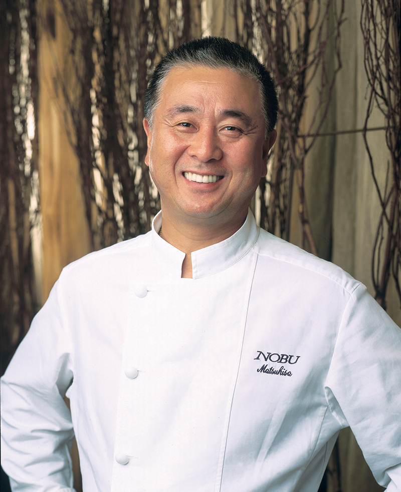 Chef Nobu photographed at his restaurant in NYC