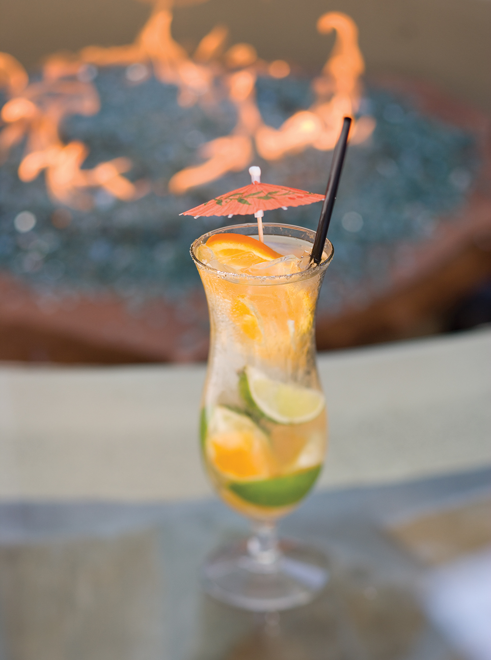 Tangerine and Honey Caipirinha