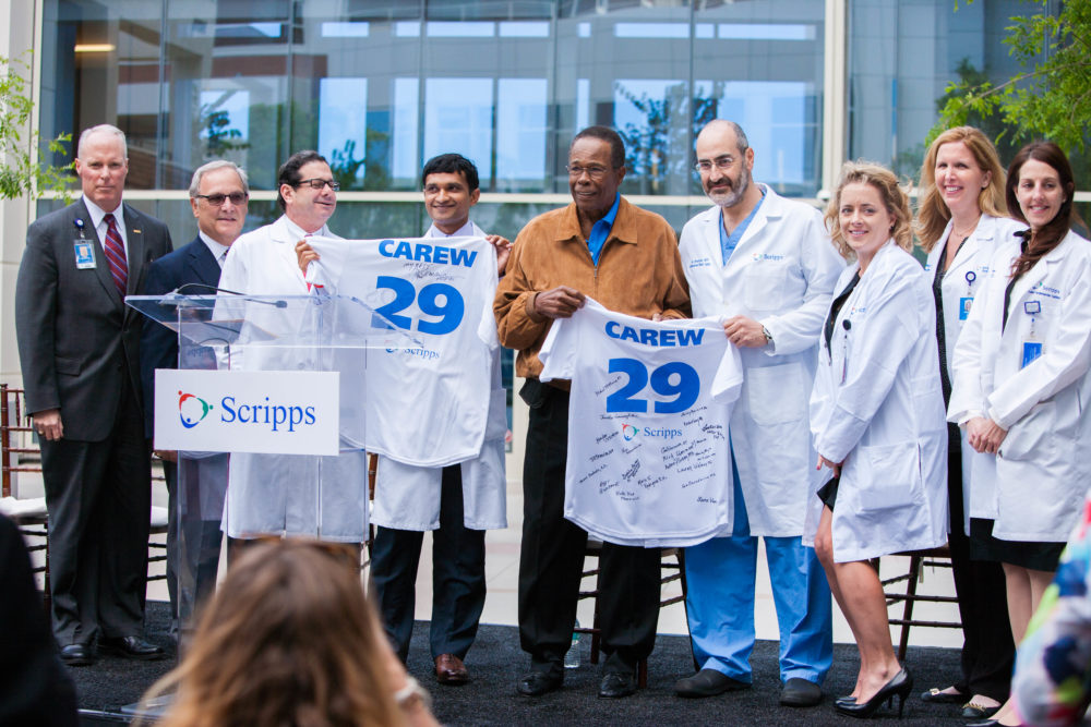 Scripps Health, LVAD, Rod Carew
