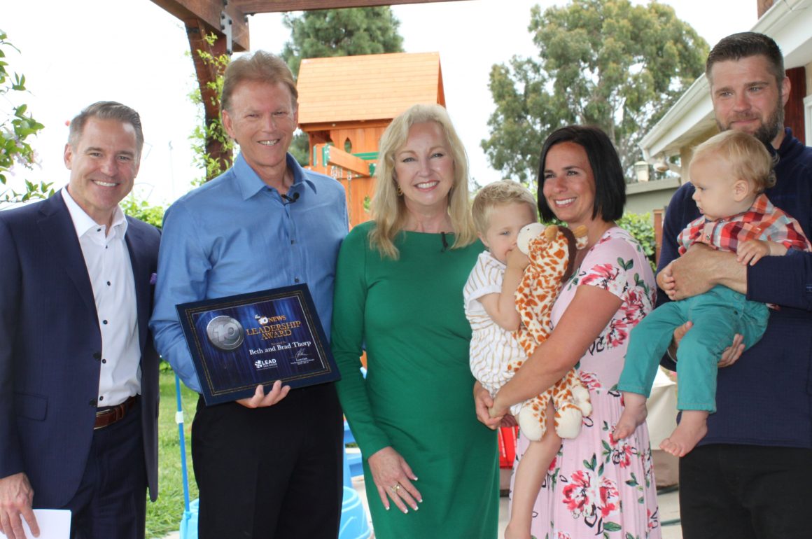 Mitchell Thorp Foundation Awarded 10News Leadership Award